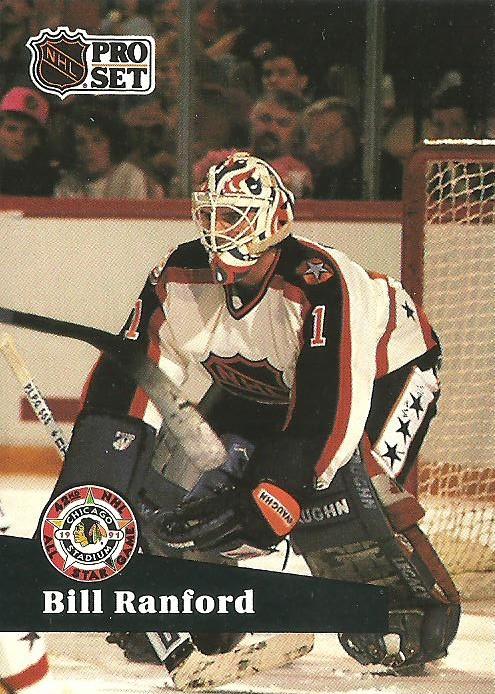 #283 - Bill Ranford - Edmonton Oilers - 1991-92 Pro Set French Hockey