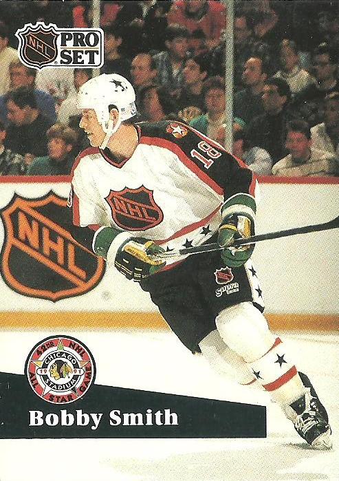#289 - Bobby Smith - Minnesota North Stars - 1991-92 Pro Set French Hockey