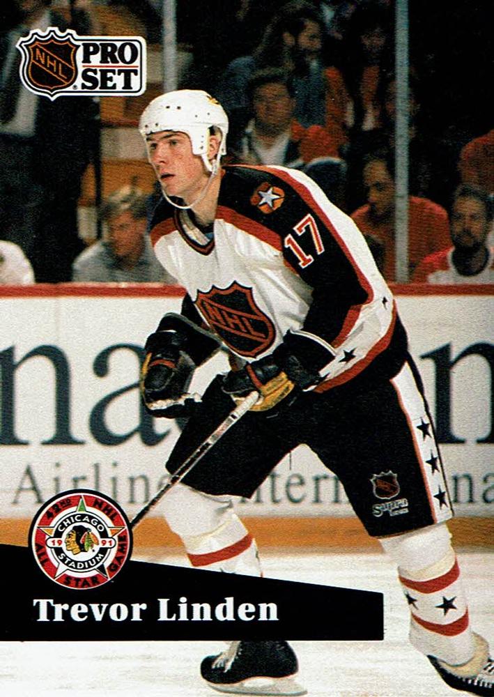 #294 - Trevor Linden - Vancouver Canucks - 1991-92 Pro Set French Hockey