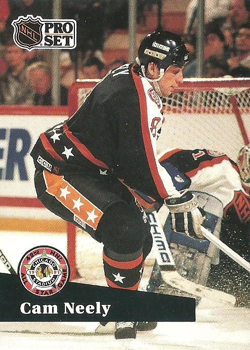 #300 - Cam Neely - Boston Bruins - 1991-92 Pro Set French Hockey
