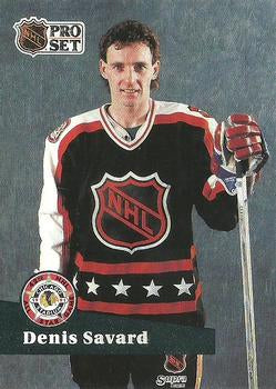 #305 - Denis Savard - Montreal Canadiens - 1991-92 Pro Set French Hockey