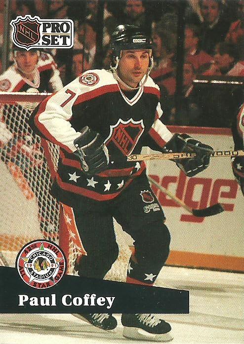 #312 - Paul Coffey - Pittsburgh Penguins - 1991-92 Pro Set French Hockey