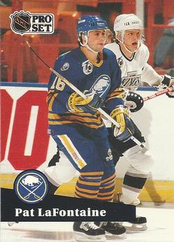 #358 - Pat LaFontaine - Buffalo Sabres - 1991-92 Pro Set French Hockey
