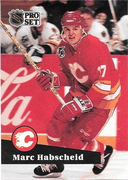 #365 - Marc Habscheid - Calgary Flames - 1991-92 Pro Set French Hockey