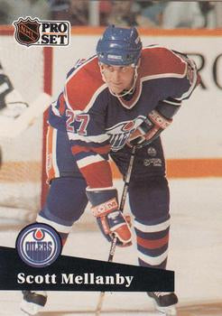 #383 - Scott Mellanby - Edmonton Oilers - 1991-92 Pro Set French Hockey