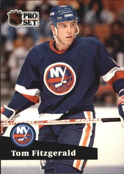 #431 - Tom Fitzgerald - New York Islanders - 1991-92 Pro Set French Hockey