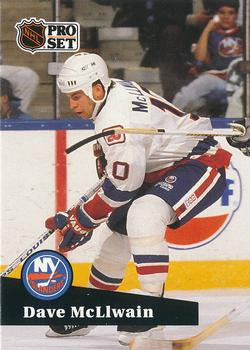 #434 - Dave McLlwain - New York Islanders - 1991-92 Pro Set French Hockey