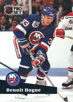 #435 - Benoit Hogue - New York Islanders - 1991-92 Pro Set French Hockey