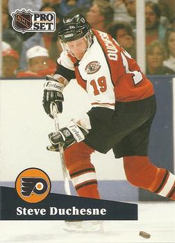 #448 - Steve Duchesne - Philadelphia Flyers - 1991-92 Pro Set French Hockey