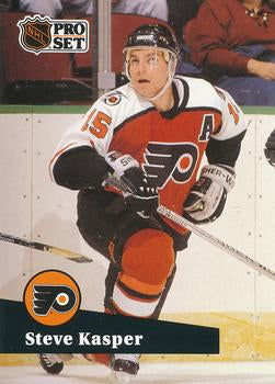 #449 - Steve Kasper - Philadelphia Flyers - 1991-92 Pro Set French Hockey