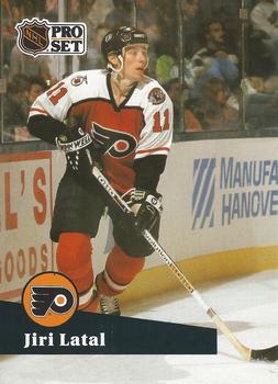 #454 - Jiri Latal - Philadelphia Flyers - 1991-92 Pro Set French Hockey