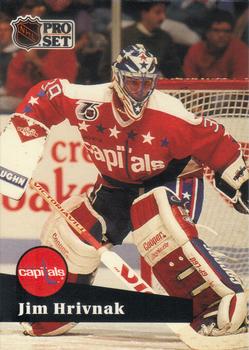#509 - Jim Hrivnak - Washington Capitals - 1991-92 Pro Set French Hockey