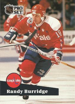 #510 - Randy Burridge - Washington Capitals - 1991-92 Pro Set French Hockey