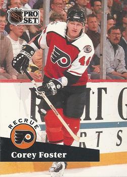 #551 - Corey Foster - Philadelphia Flyers - 1991-92 Pro Set French Hockey