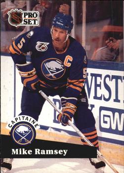 #568 - Mike Ramsey - Buffalo Sabres - 1991-92 Pro Set French Hockey