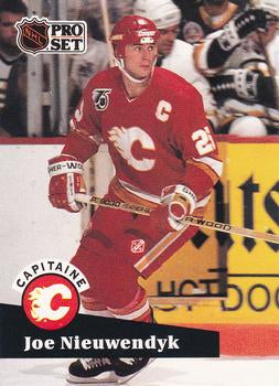 #569 - Joe Nieuwendyk - Calgary Flames - 1991-92 Pro Set French Hockey