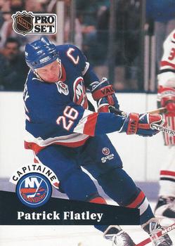 #578 - Patrick Flatley - New York Islanders - 1991-92 Pro Set French Hockey