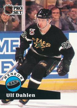#607 - Ulf Dahlen - Minnesota North Stars - 1991-92 Pro Set French Hockey