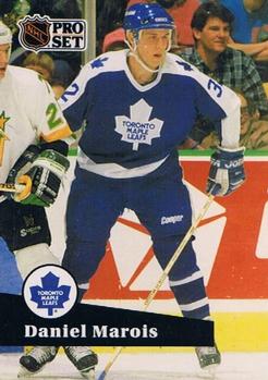 #223 - Daniel Marois - Toronto Maple Leafs - 1991-92 Pro Set French Hockey