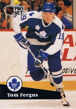#234 - Tom Fergus - Toronto Maple Leafs - 1991-92 Pro Set French Hockey