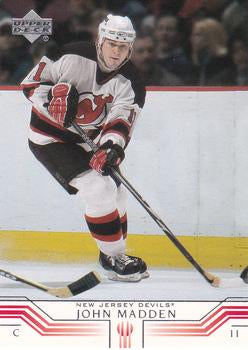 #107 John Madden - New Jersey Devils - 2001-02 Upper Deck Hockey
