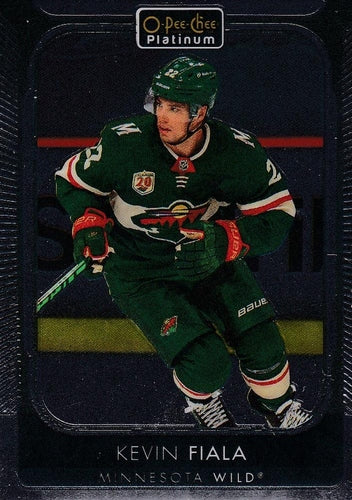 #107 Kevin Fiala - Minnesota Wild - 2021-22 O-Pee-Chee Platinum Hockey
