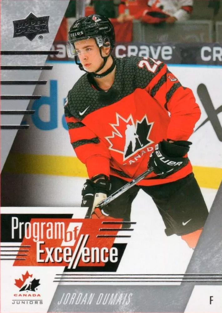 #107 Jordan Dumais - Canada - 2024 Upper Deck Team Canada Juniors Hockey