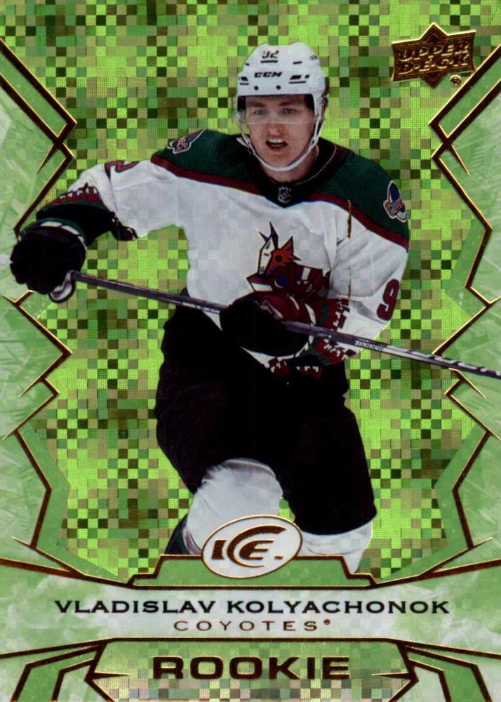 #107 Vladislav Kolyachonok - Arizona Coyotes - 2022-23 Upper Deck Ice - Green Hockey