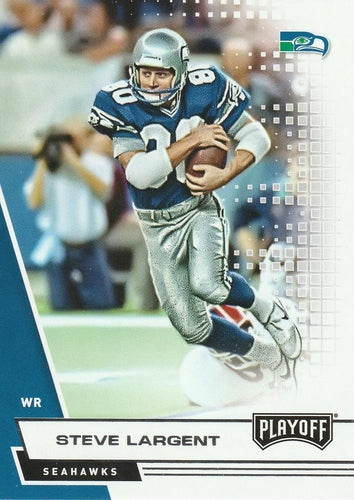 #107 Steve Largent - Seattle Seahawks - 2020 Panini Playoff Football