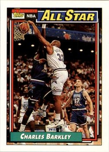 #107 Charles Barkley - Philadelphia 76ers - 1992-93 Topps Basketball