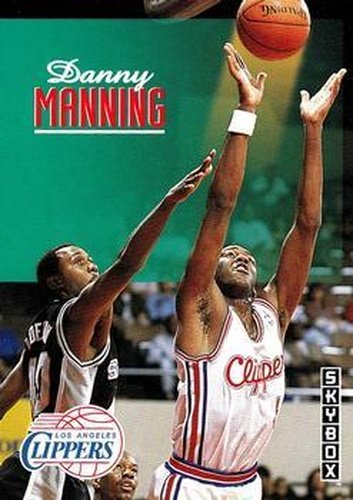 #107 Danny Manning - Los Angeles Clippers - 1992-93 SkyBox Basketball