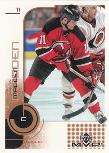 #107 John Madden - New Jersey Devils - 2002-03 Upper Deck MVP Hockey