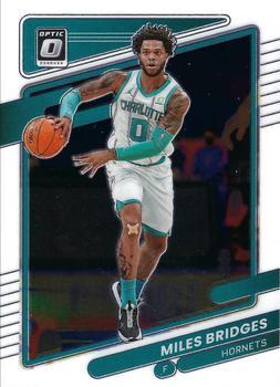 #107 Miles Bridges - Charlotte Hornets - 2021-22 Donruss Optic Basketball