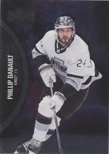 #107 Phillip Danault - Los Angeles Kings - 2021-22 Skybox Metal Universe Hockey
