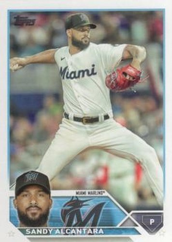 #107 Sandy Alcantara - Miami Marlins - 2023 Topps Baseball