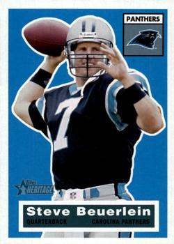 #107 Steve Beuerlein - Carolina Panthers - 2001 Topps Heritage Football