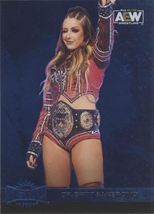 #107 Dr. Britt Baker - 2022 SkyBox Metal Universe AEW Wrestling