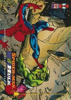 #107 Spider-Man vs. Hulk - 1994 Fleer The Amazing Spider-Man
