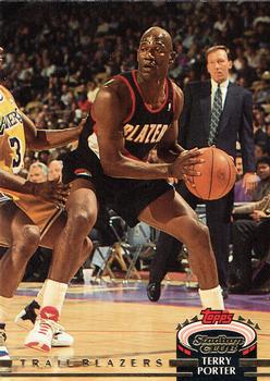 #108 Terry Porter - Portland Trail Blazers - 1992-93 Stadium Club Basketball