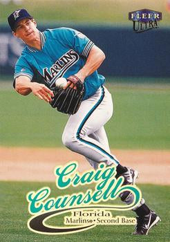#108 Craig Counsell - Florida Marlins - 1999 Ultra Baseball
