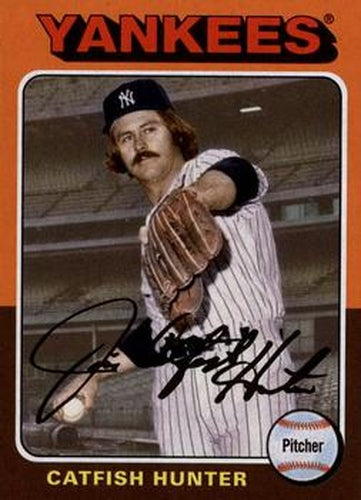 #108 Catfish Hunter - New York Yankees - 2019 Topps Archives Baseball