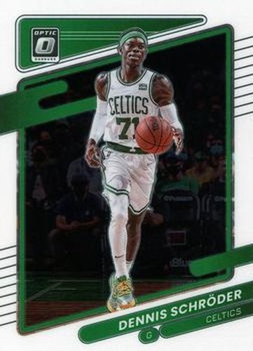 #108 Dennis Schroder - Boston Celtics - 2021-22 Donruss Optic Basketball