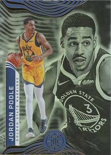 #108 Jordan Poole - Golden State Warriors - 2021-22 Panini Illusions Basketball
