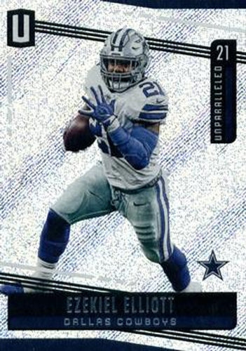 #108 Ezekiel Elliott - Dallas Cowboys - 2019 Panini Unparalleled Football