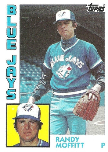 #108 Randy Moffitt - Toronto Blue Jays - 1984 Topps Baseball