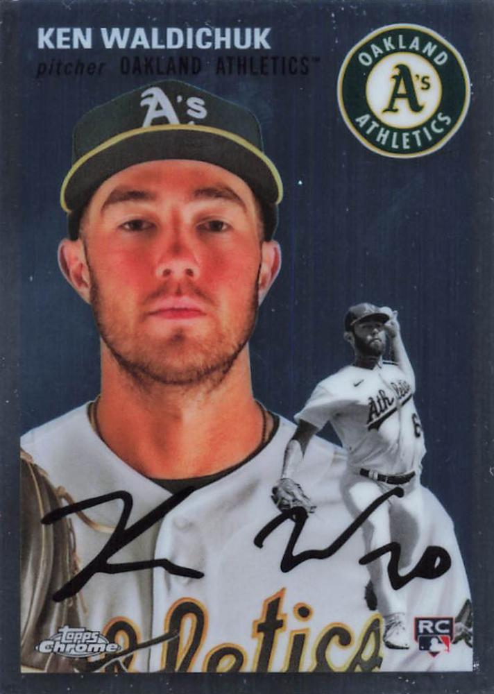 #108 Ken Waldichuk - Oakland Athletics - 2023 Topps Chrome Platinum Anniversary Baseball