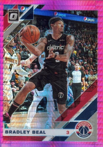 #109 Bradley Beal - Washington Wizards - 2019-20 Donruss Optic - Hyper Pink Basketball