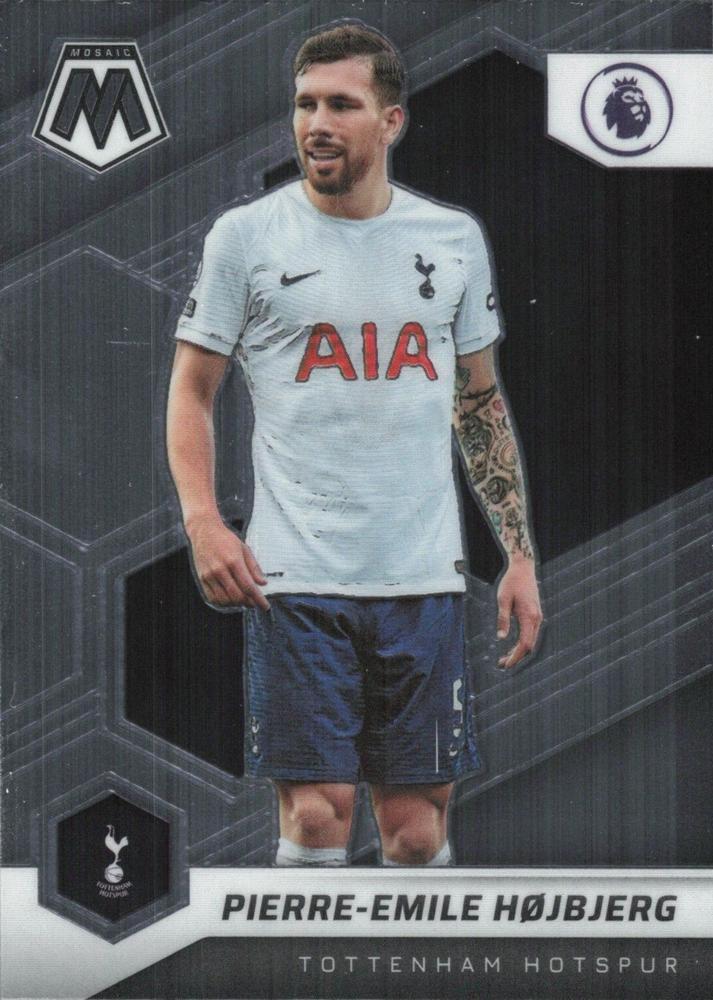 #109 Pierre Emile Hojbjerg - Tottenham Hotspur - 2021-22 Panini Mosaic Premier League Soccer