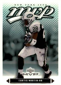 #109 Curtis Martin - New York Jets - 2003 Upper Deck MVP Football