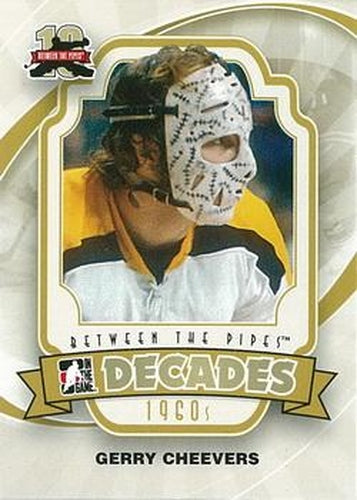 #109 Gerry Cheevers - Boston Bruins - 2011-12 In The Game Between The Pipes Hockey